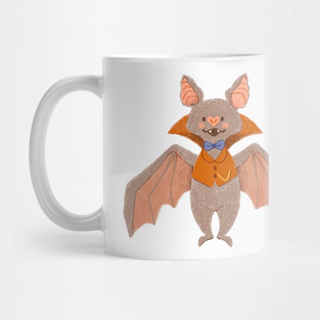 Vampire Bat in a Dracula Costume by MissCassieBee